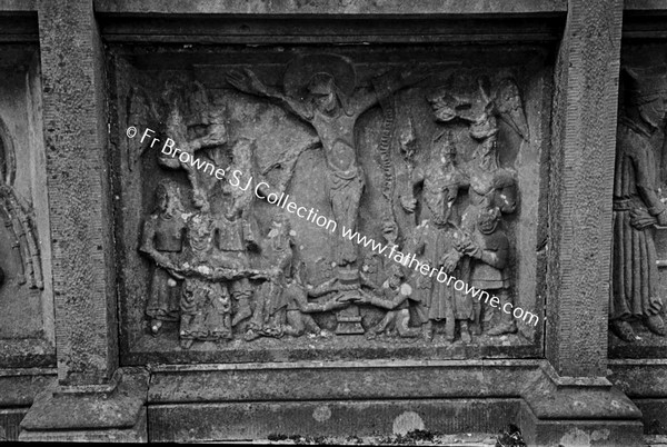 FRANCISCAN FRIARY  MC MAHON TOMB  LOWER LEFT PANEL